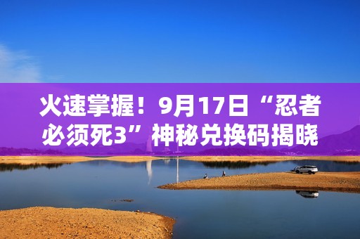 火速掌握！9月17日“忍者必须死3”神秘兑换码揭晓，惊喜福利一网打尽！