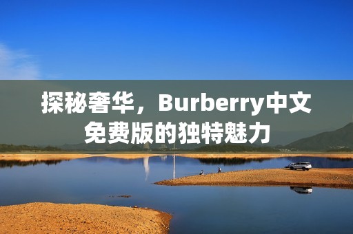 探秘奢华，Burberry中文免费版的独特魅力